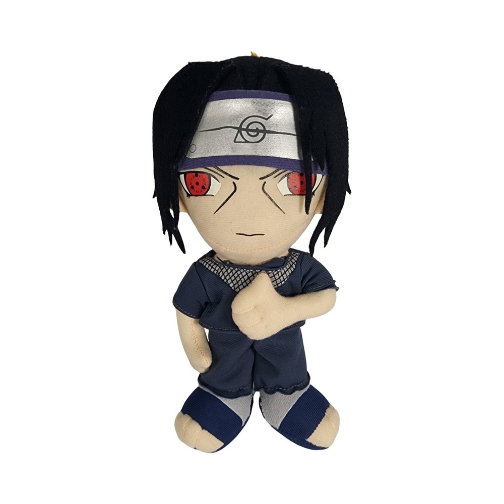 Great‎ Eastern Naruto Itachi Uchiha 8 Inch Plush Figure Sharingan 2002 VIZ Media